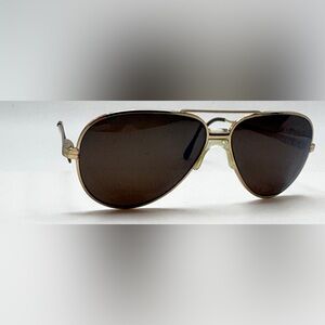 Vintage Cottet 16010 Gold Pilot Metal Sunglasses Frames